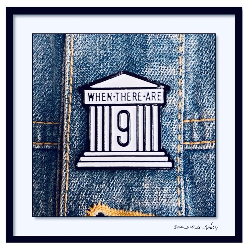 Ginsberg Quip on a Pin